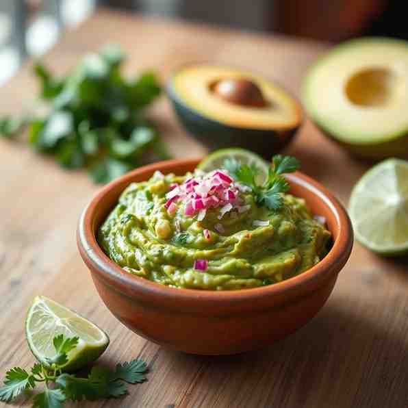 Simple Guacamole with Lime - Healthy & Easy Recipe